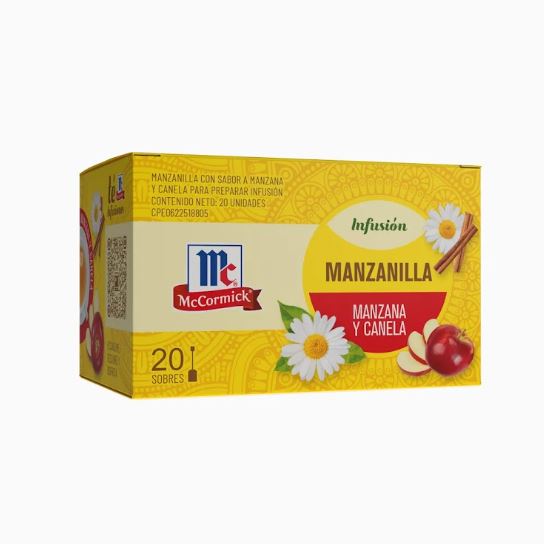Mc Cormick Ifusion De Manzanilla Con Manzana Y Canela x20
