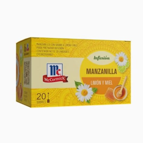 Mc Cormick Te Manzanilla Limon Y Miel X 20